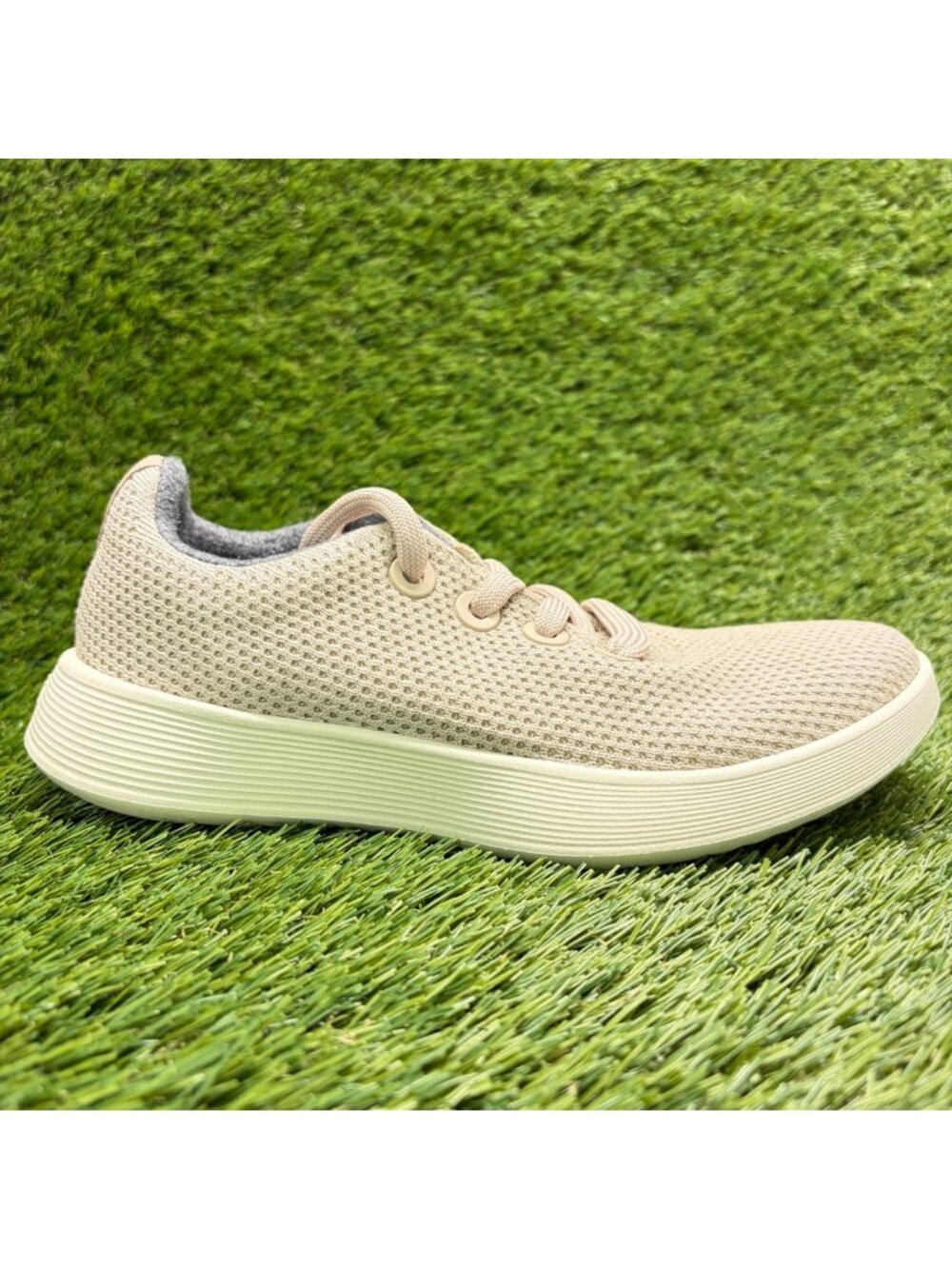 Allbirds Tree Runner NZ Womens Size 5.5 Beige Athletic Running Shoes Sneakers